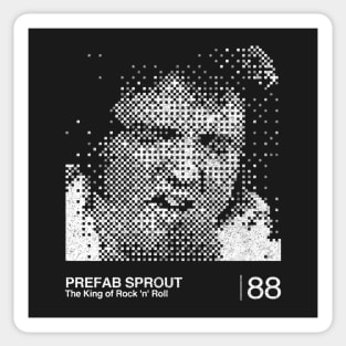 Prefab Sprout / Minimalist Graphic Fan Artwork Design Sticker